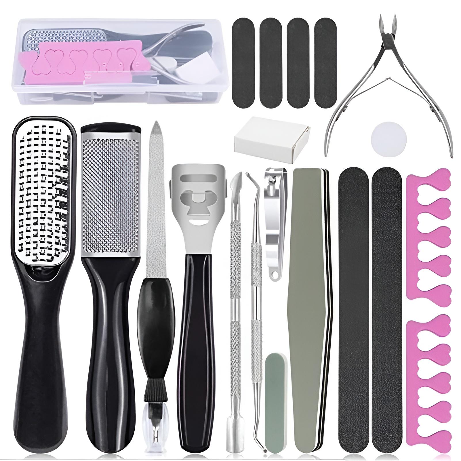 Набор для маникюра и педикюра домашний AND 1432 20 предметов Разноцветный (1121112)