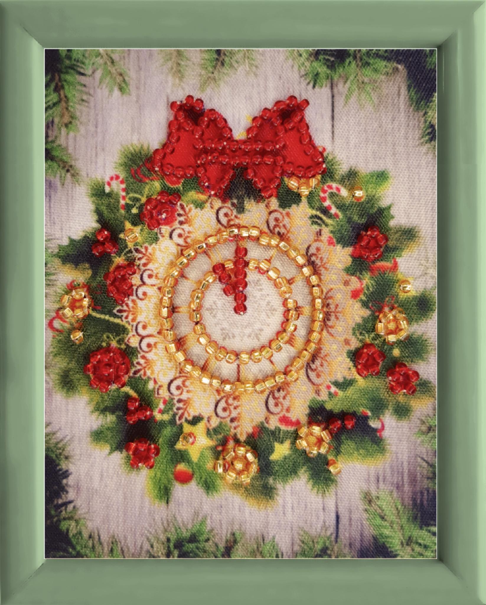 Схема для вишивки бісером BUTTERFLY СМ138 Годинничок 9х7 см (СМ138)