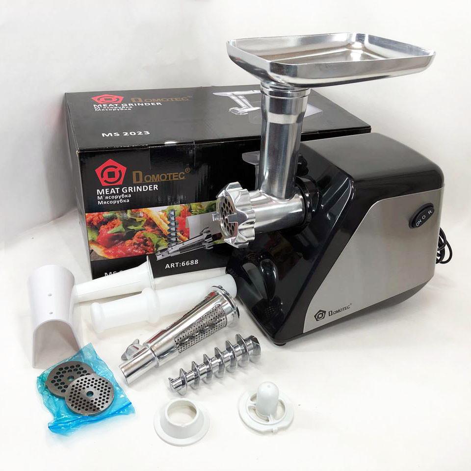 Мясорубка электрическая DOMOTEC MS-2023 с насадками 2800 Вт (ws26443)
