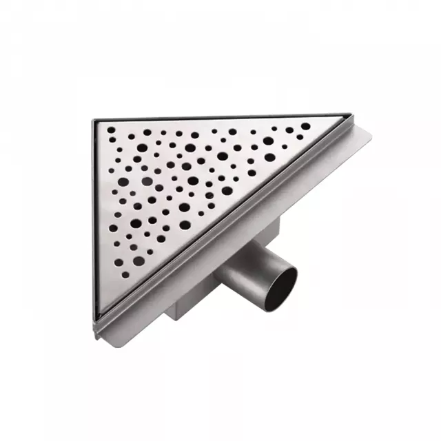 Трап для душа угловой Gappo G82020-1 нержавеющая сталь 200x200 мм (1037696)