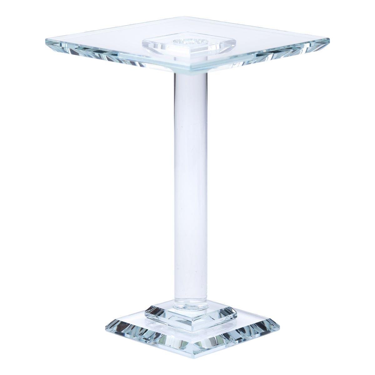 Тортовница квадратная стеклянная на ножке HP-4-71M 12х12х18 см (A-034109) - фото 3 Тортовница квадратная стеклянная на ножке HP-4-71M 12х12х18 см (A-034109) - фото 3