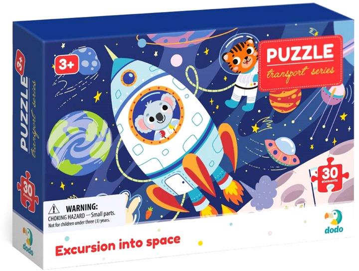 Пазл Trefl 300374 Екскурсія до космосу Dodo 3-4 роки 30 елементів в коробці (4820198243104)
