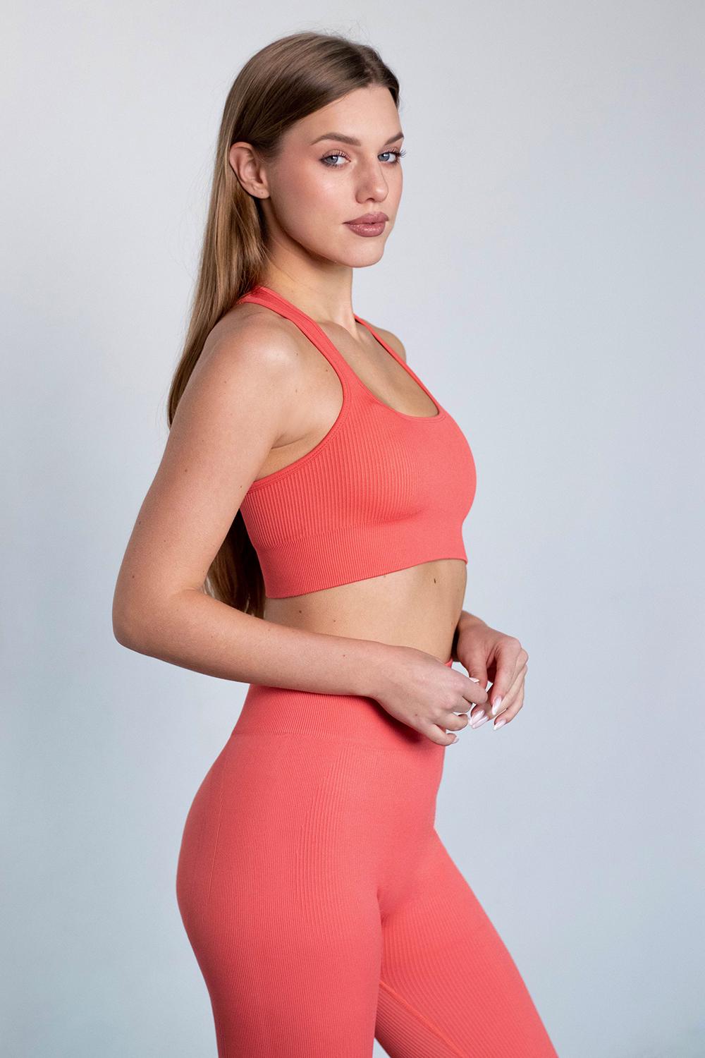 Топ жіночий Giulia Flex top Cut-Out Fit B03 L Red-coral (31886633)