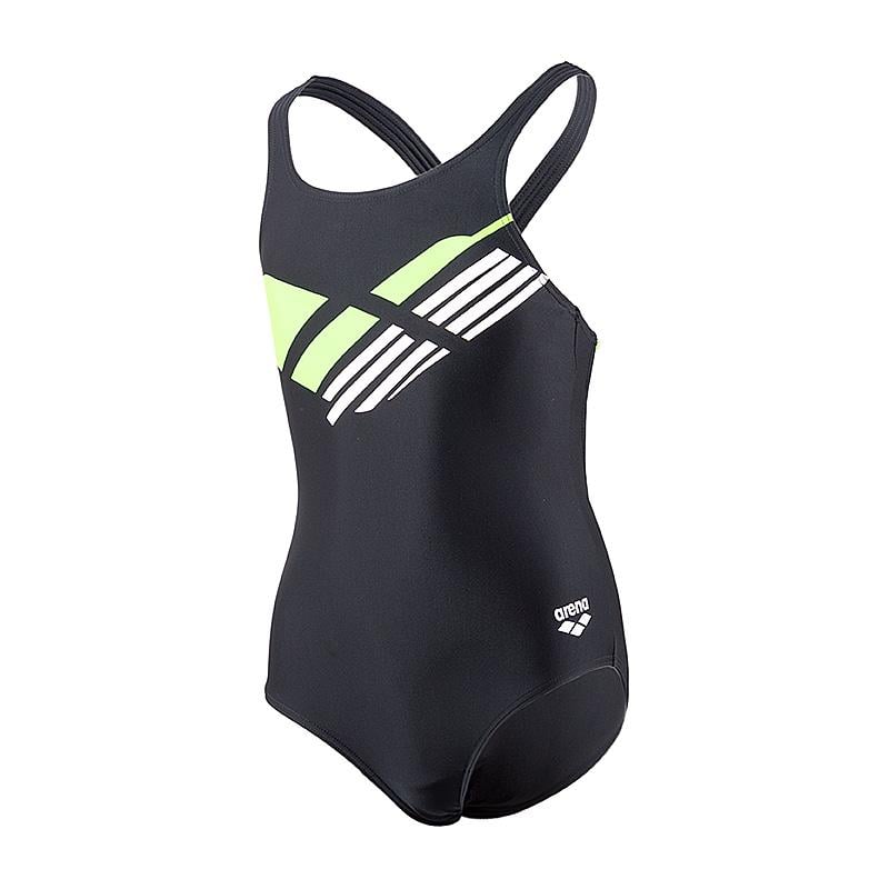 Купальник детский Arena GIRL'S SWIMSUIT V BACK LOGO 128 см Черный (7d005330-560 128)