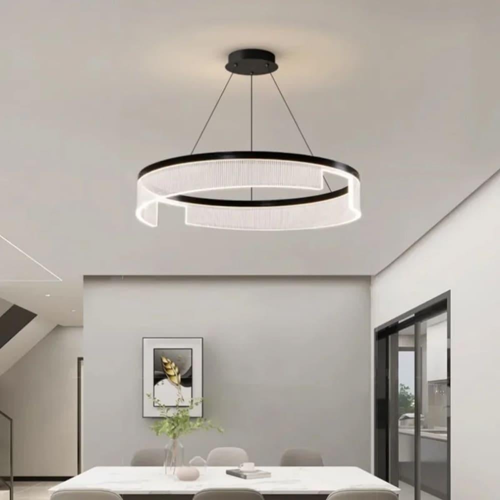 Светильник дизайнерский Ø 80 см Черный (BF15)