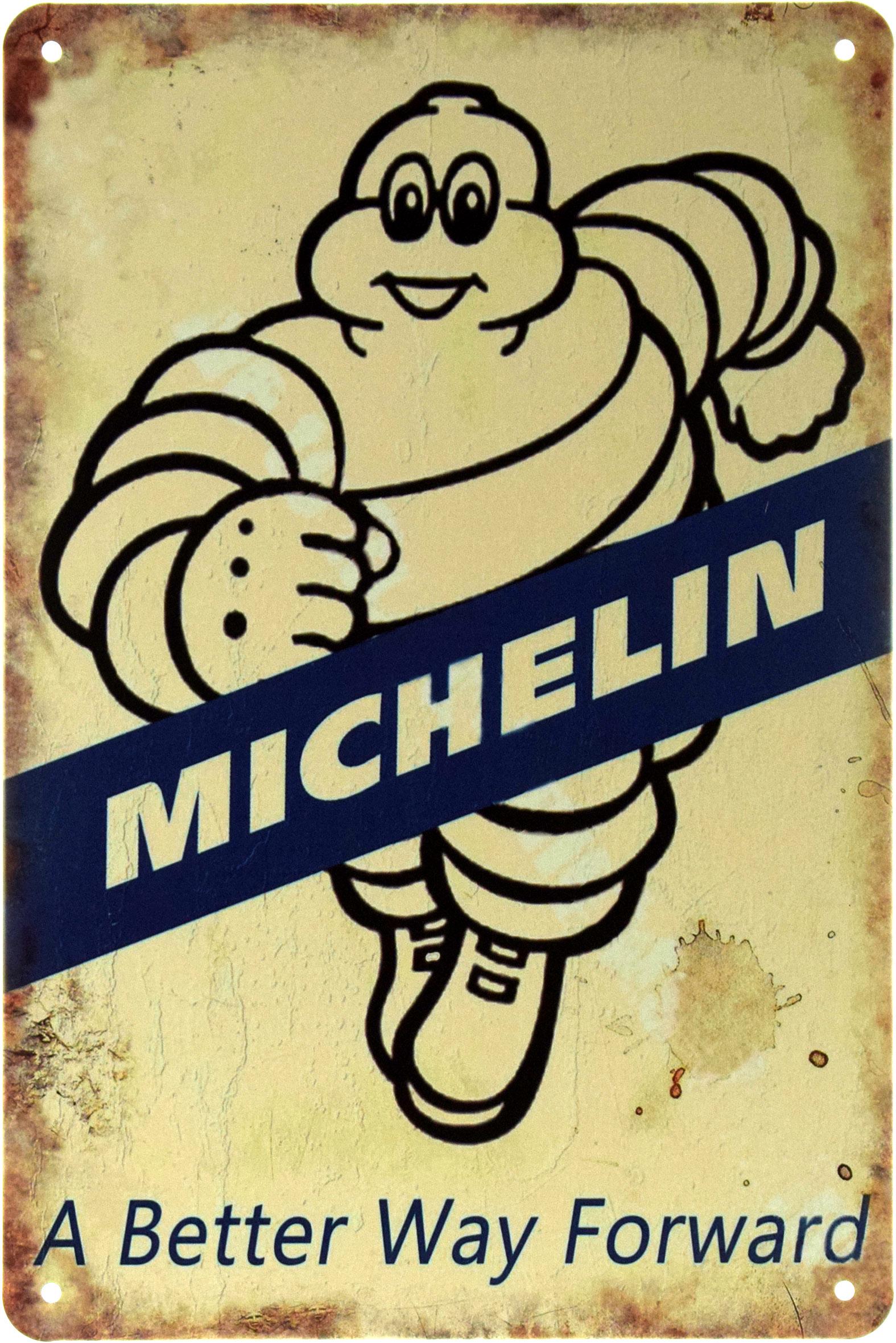 Табличка металева Мішлен/Michelin A Better Way Forward 20x30 см - фото 1