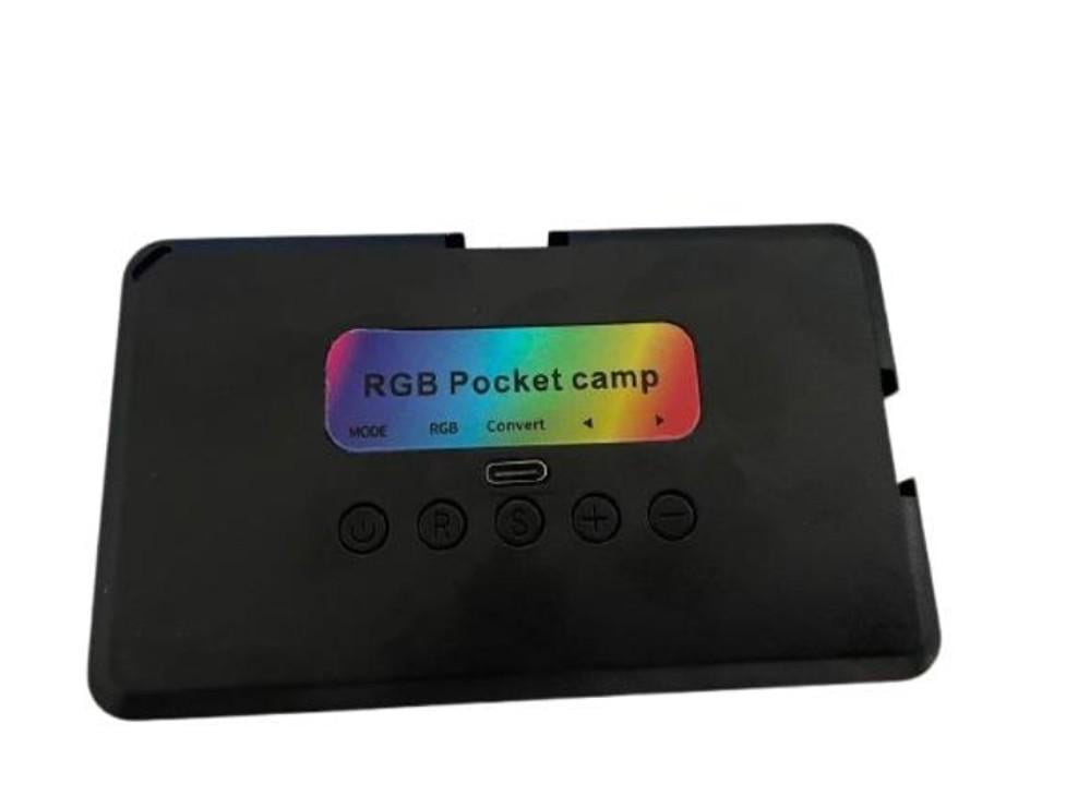 Лампа світлодіодна акумуляторна RGB прямокутна 12,5х7,3 см на прищіпці підсвічування (548) - фото 6