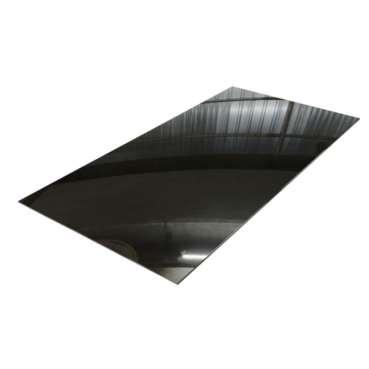 Лист нержавеющий гладкий AISI 304 ВА полированный 2000х1000 толщина 2,0 мм пищевой зеркальный (2312749831/К0756)