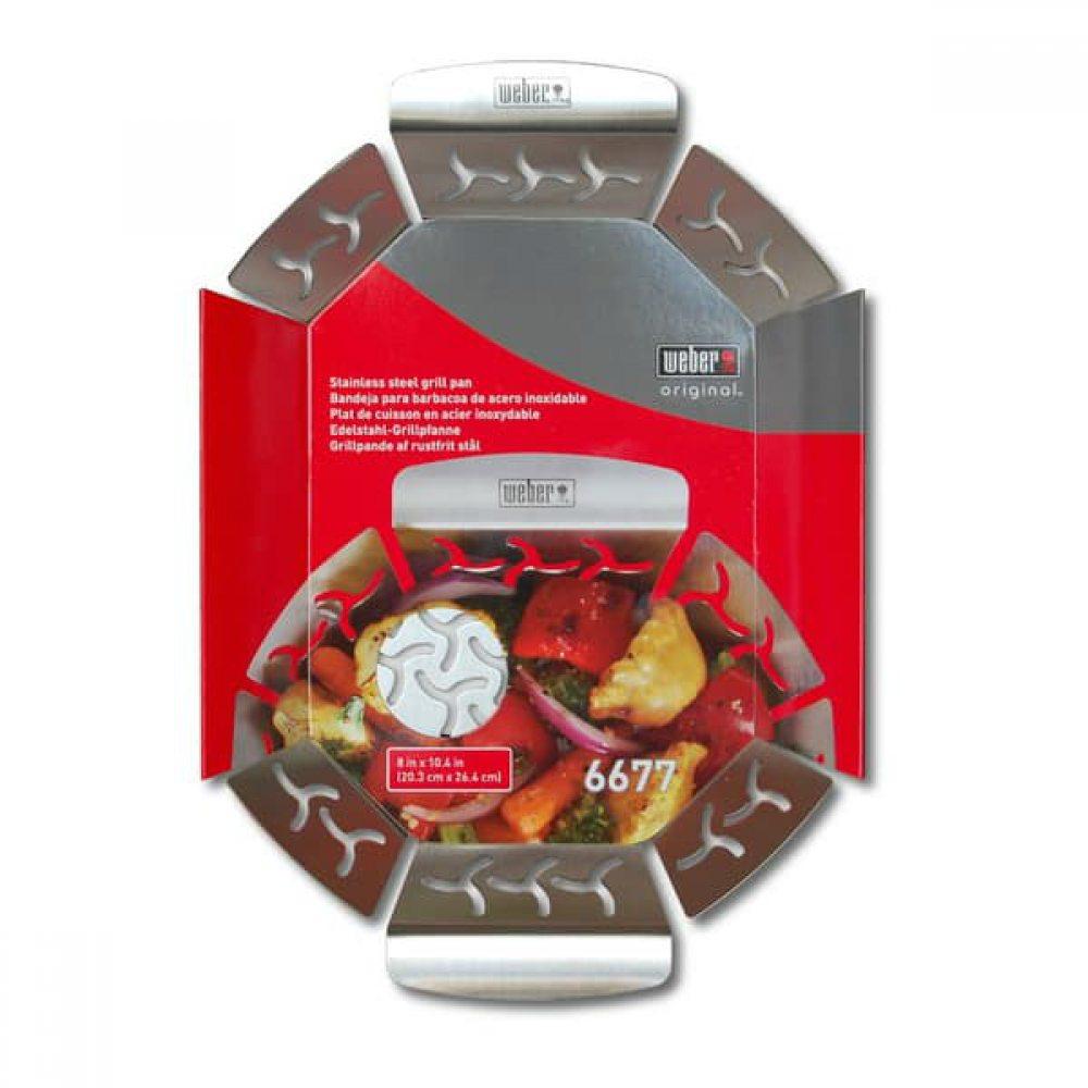 Перфорований противень для гриля Weber овальный маленький (6677) - фото 2