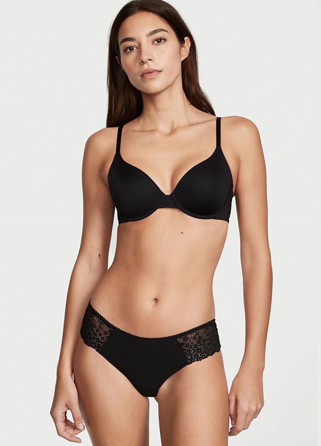Женские трусы Victoria's Secret 1440000312749QB4S S Черный (71034252)