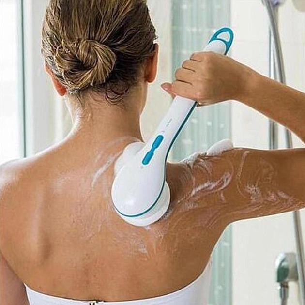 Щетка массажная Spin Spa NJ-157 для тела многофункциональная (NJ-157) - фото 5