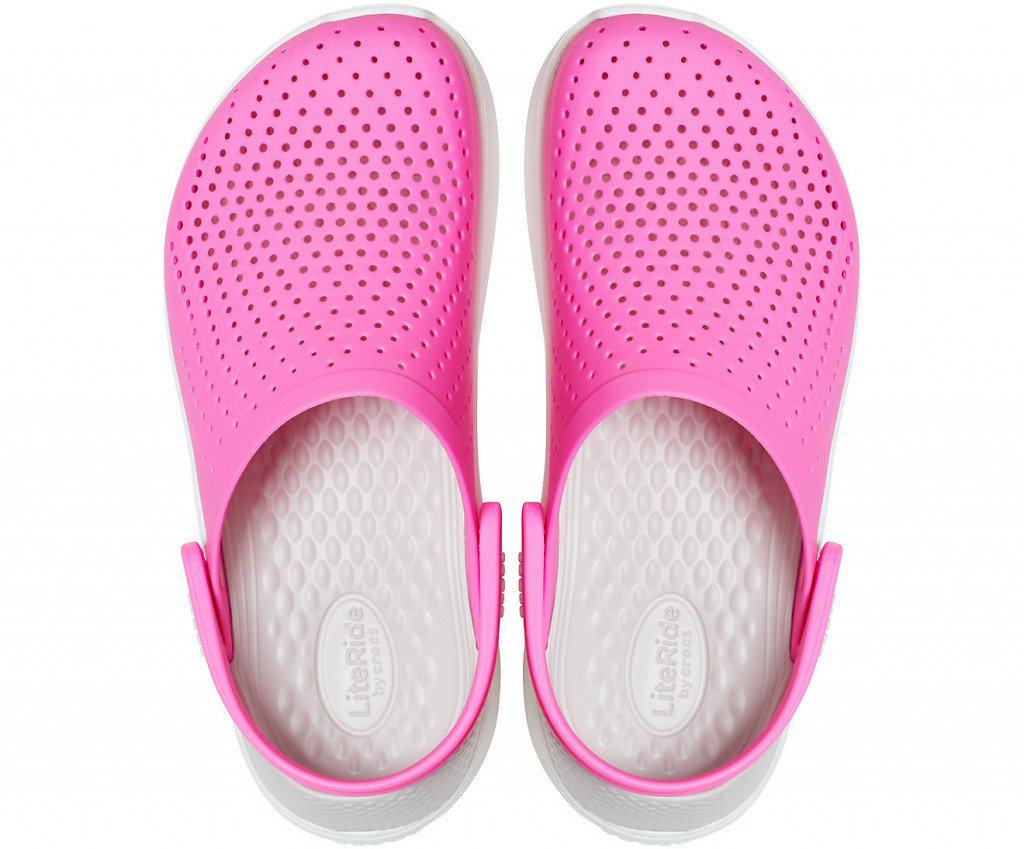 Сабо Crocs LiteRide р. 36 M4W6 Electric pink/Almost white - фото 5