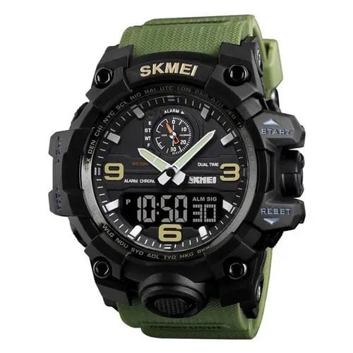 Годинник наручний чоловічий Skmei 1586AG Army Green (tf4675)