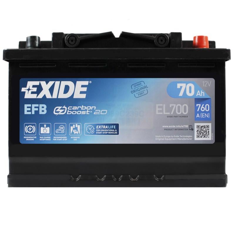 Аккумулятор EXIDE EL700