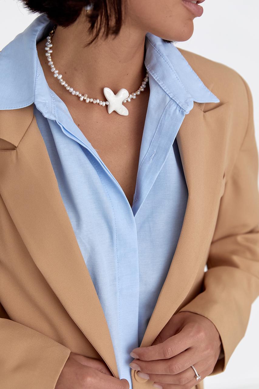 Піджак однобортний класичний L Світло-коричневий (11718754) - фото 4 Піджак однобортний класичний L Світло-коричневий (11718754) - фото 4