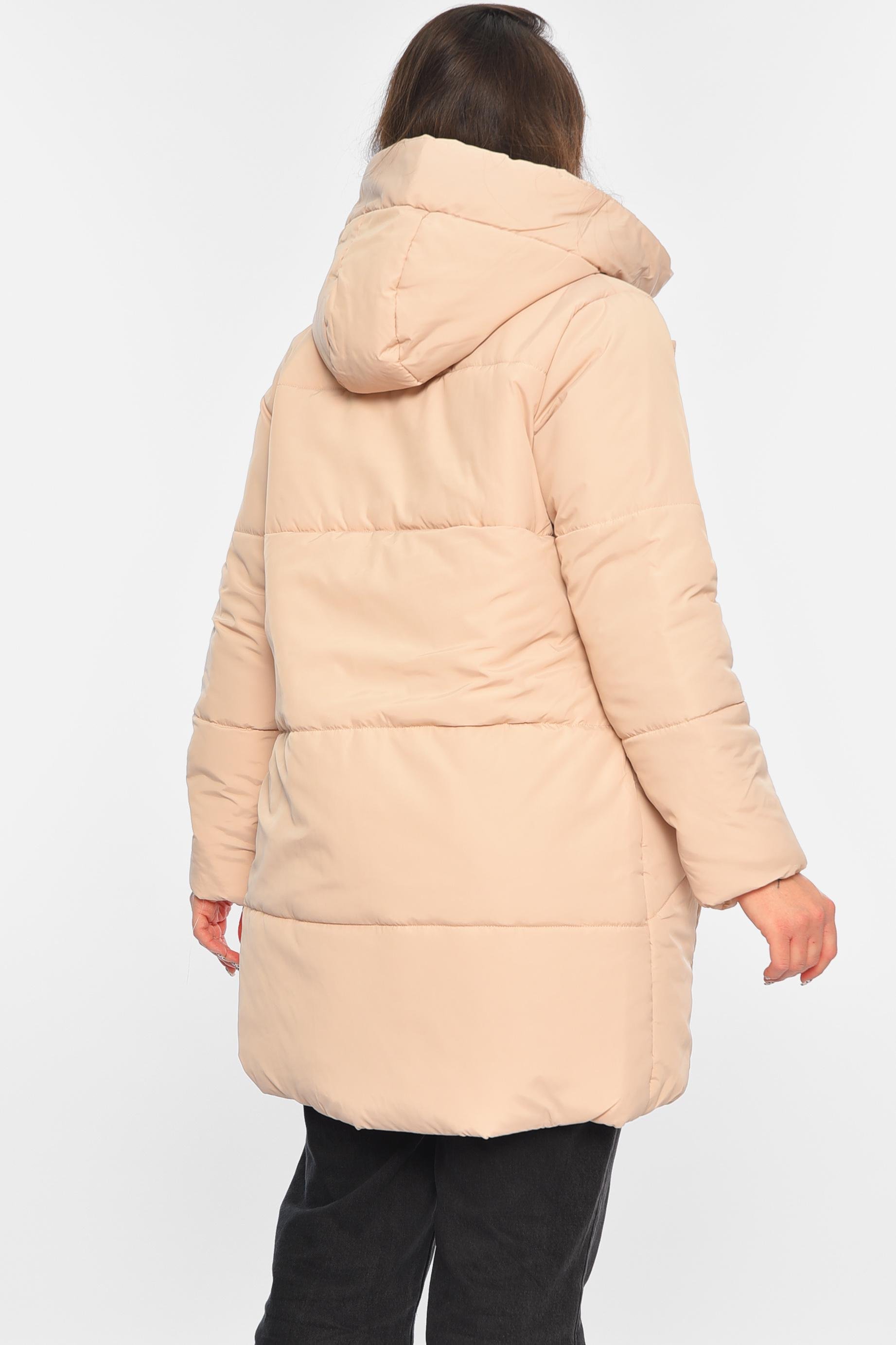 Куртка женская демисезонная S Светло-бежевый (196443) - фото 3