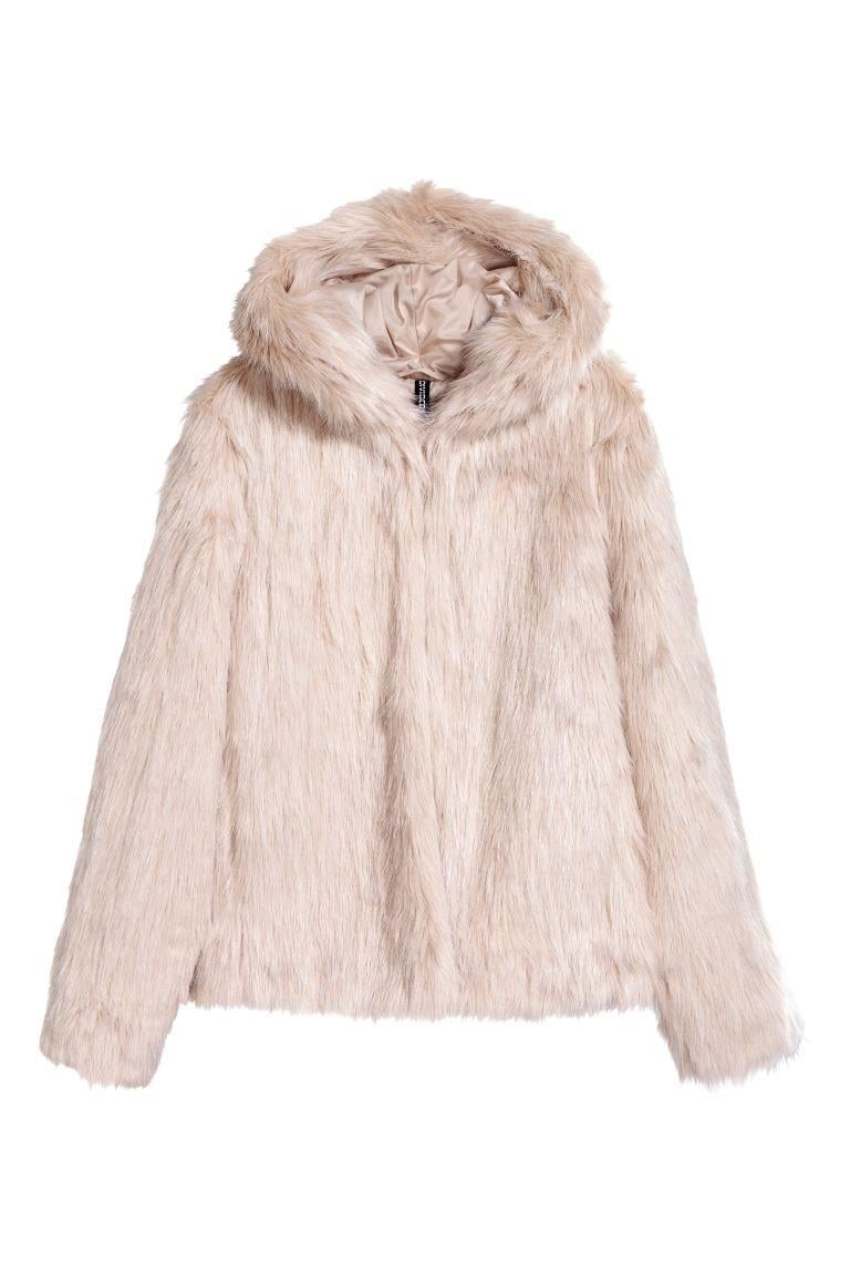 Полушубок H&M р. 34 Светло-бежевый (4105459216) Полушубок H&M р. 34 Светло-бежевый (4105459216)