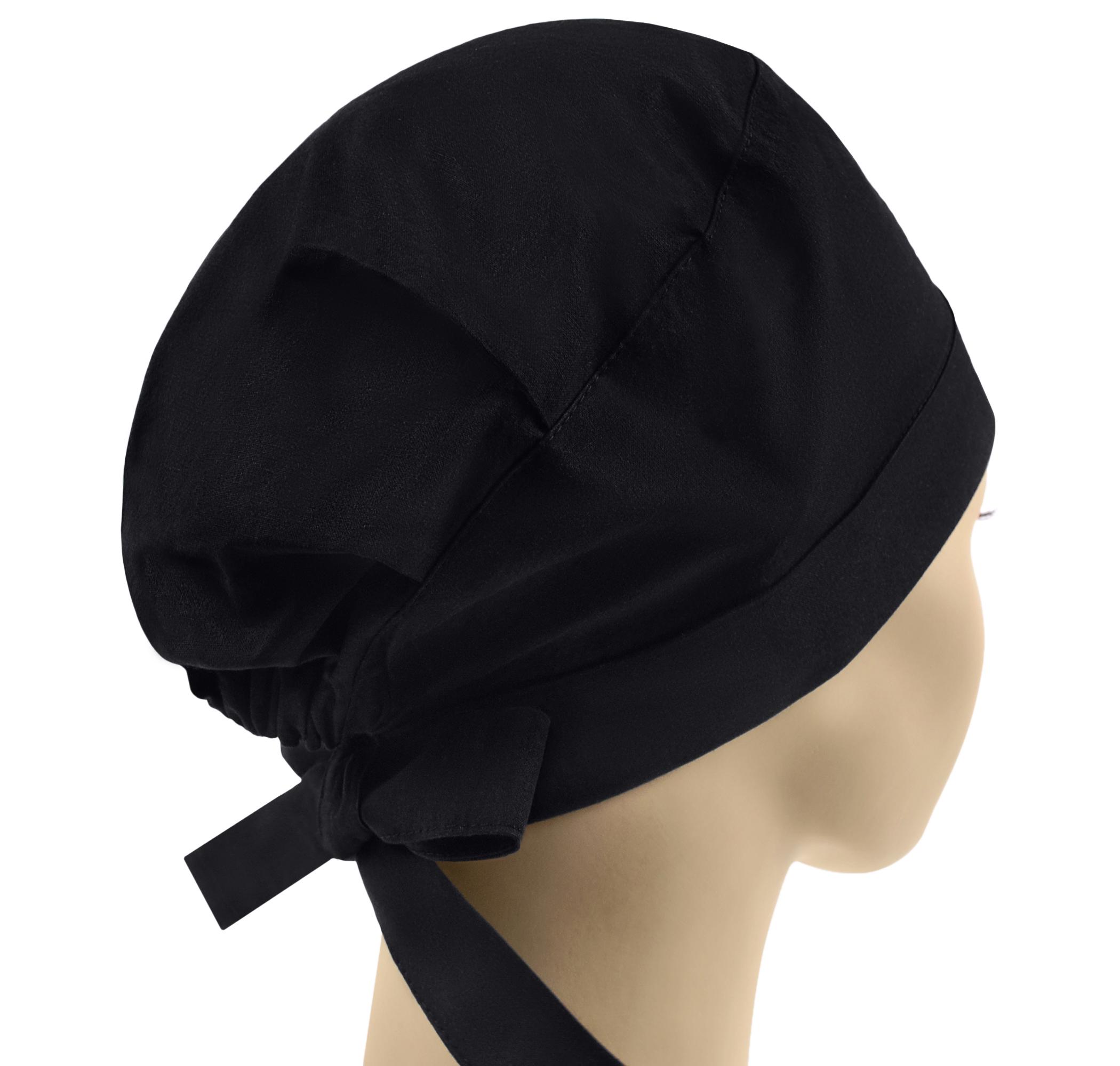 Шапочка медицинская женская SSC универсальная Черный (pixie038) - фото 3