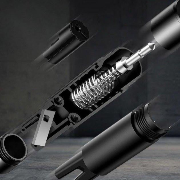 Аварійний автомобільний молоток Baseus Safety Hammer CRSFH-0G із різцем Сірий - фото 7 Аварійний автомобільний молоток Baseus Safety Hammer CRSFH-0G із різцем Сірий - фото 7