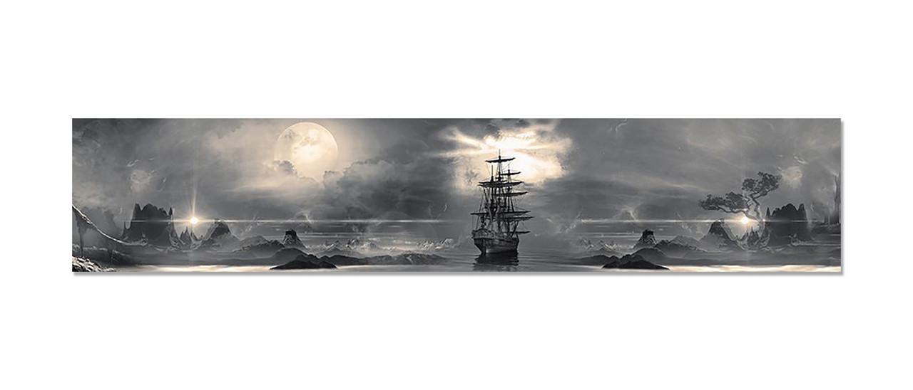 Наклейка виниловая 3D Zatarga Буря в Море 600х3000 мм (1274515485)