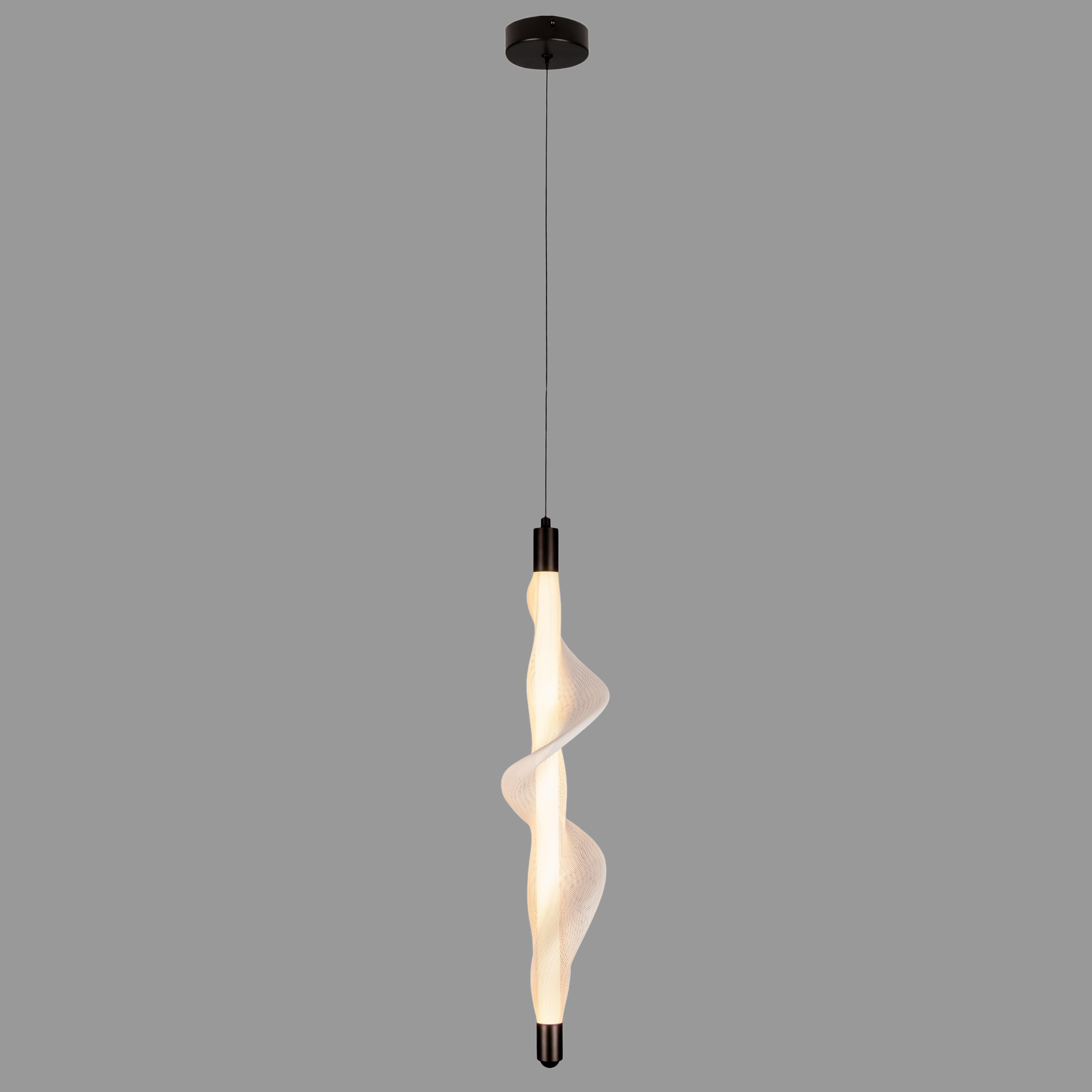 Подвес aura 8W из гибкой сетки в стиле арт деко 60 см (81-3031-1 (600) BK)