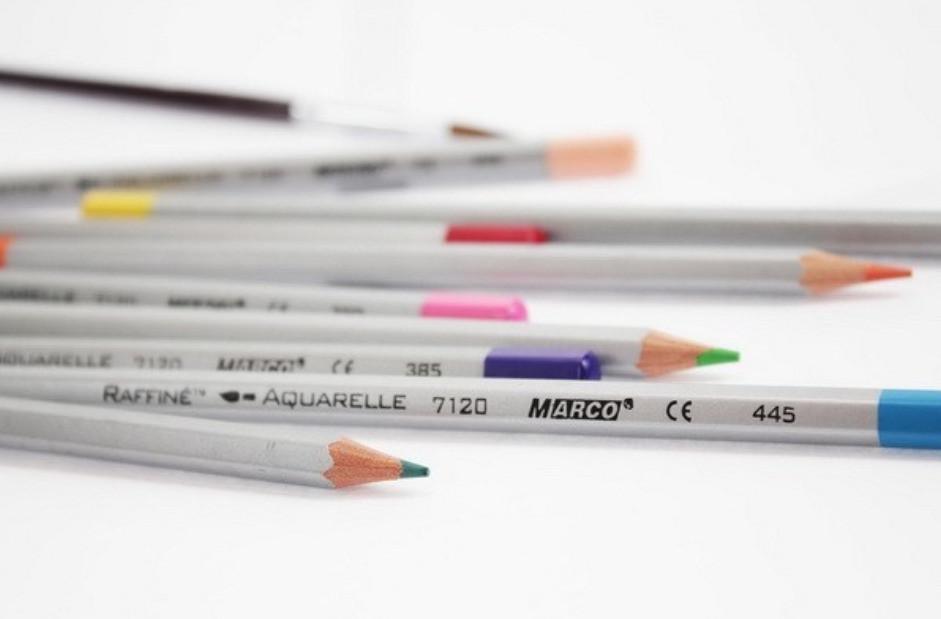 Олівці акварельні Marco Raffine 12 кольорів в металевому кейсі - фото 4 Олівці акварельні Marco Raffine 12 кольорів в металевому кейсі - фото 4