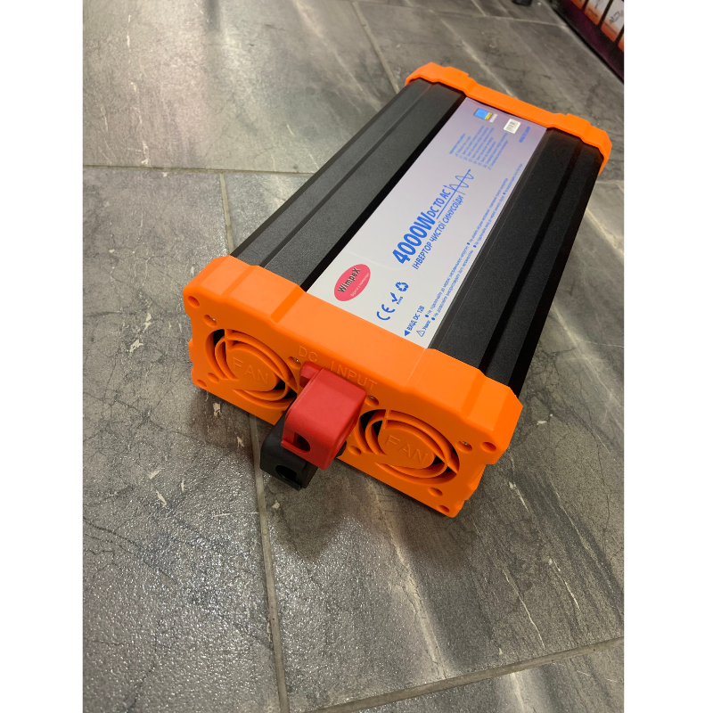 Инвертор преобразователь 4000W чистый синусоид Wimpex с 12 на 220 в для дома - фото 3