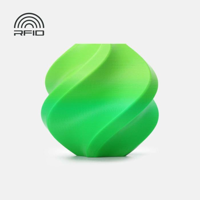 Пластик Bambu Lab PLA Basic Gradient с RFID меткой и катушкой Mint Lime (10904)