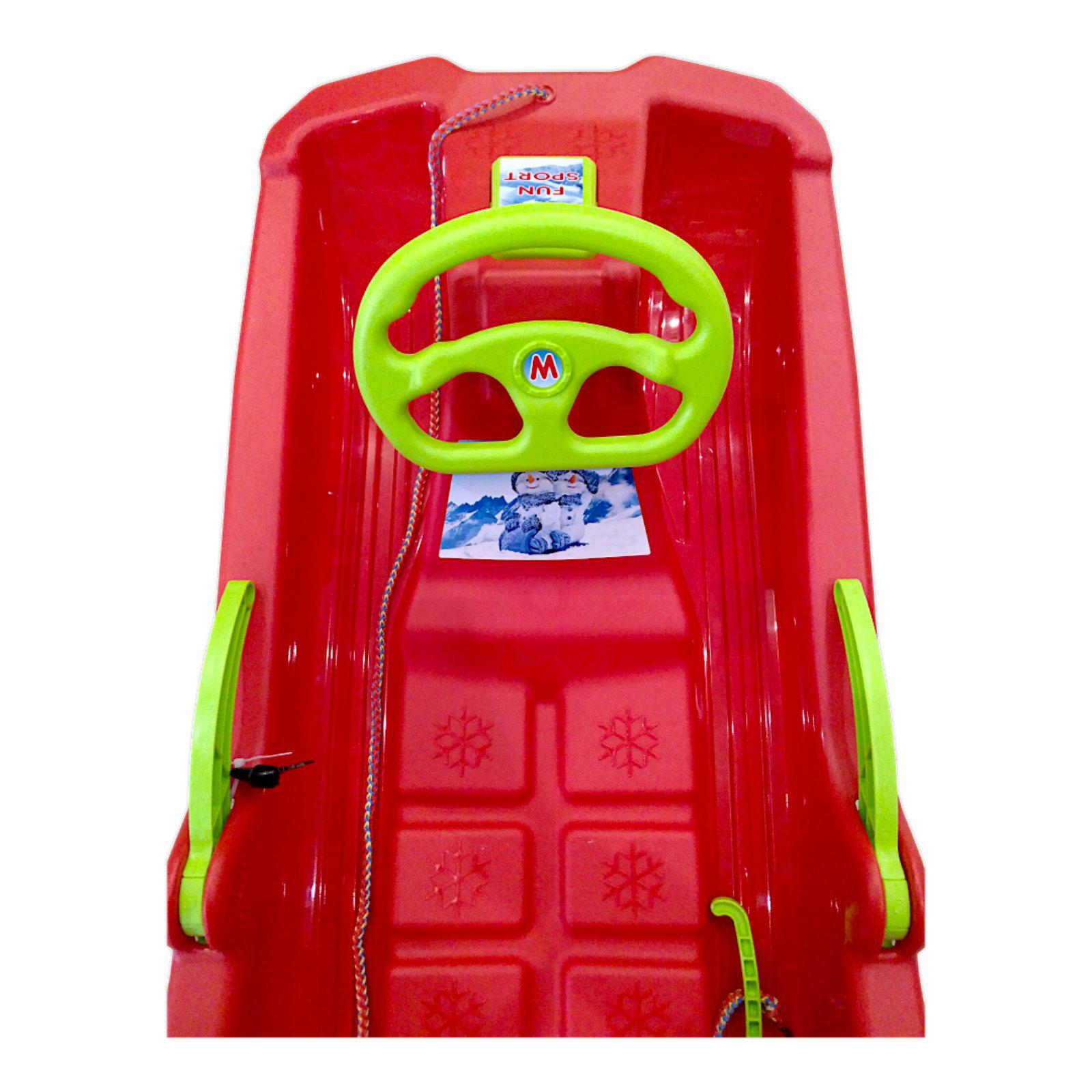 Санки с рулем Marmat Niko Красный (15931) - фото 2 Санки с рулем Marmat Niko Красный (15931) - фото 2