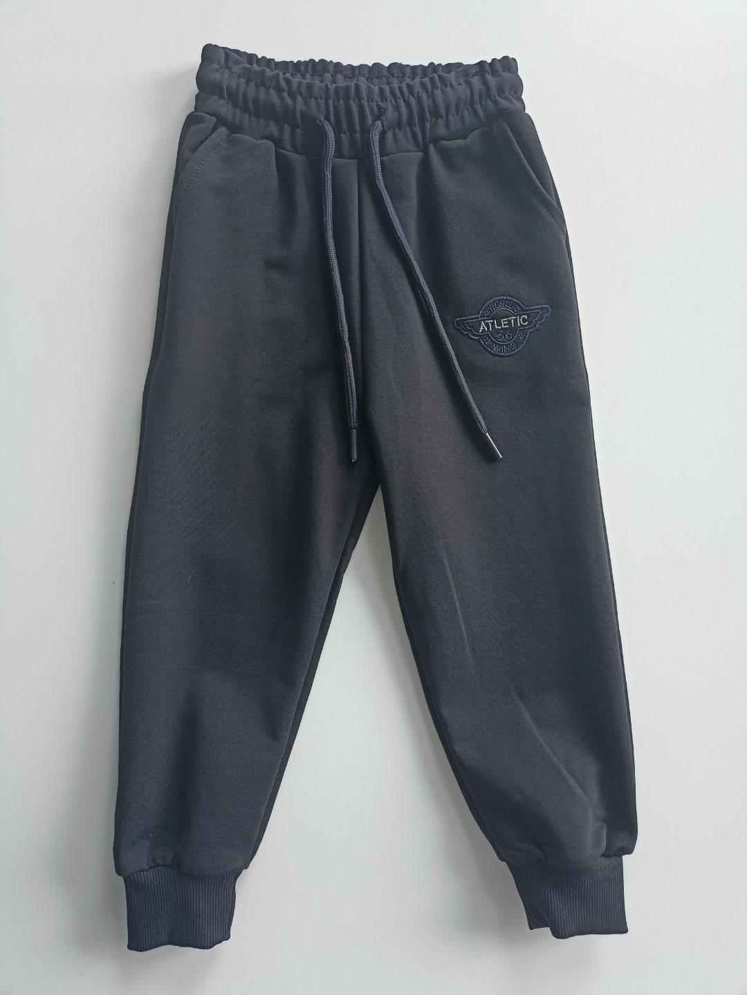 Штани спортивні для хлопчика 116 см Чорний (20619307)