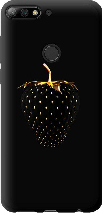 Чехол на Huawei Y7 Prime 2018 Черная клубника (3585b-1509-42517)