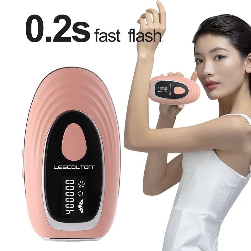 Фотоэпилятор IPL Lescolton LS-T116 с охлаждением Розовый (2344) - фото 3 Фотоэпилятор IPL Lescolton LS-T116 с охлаждением Розовый (2344) - фото 3