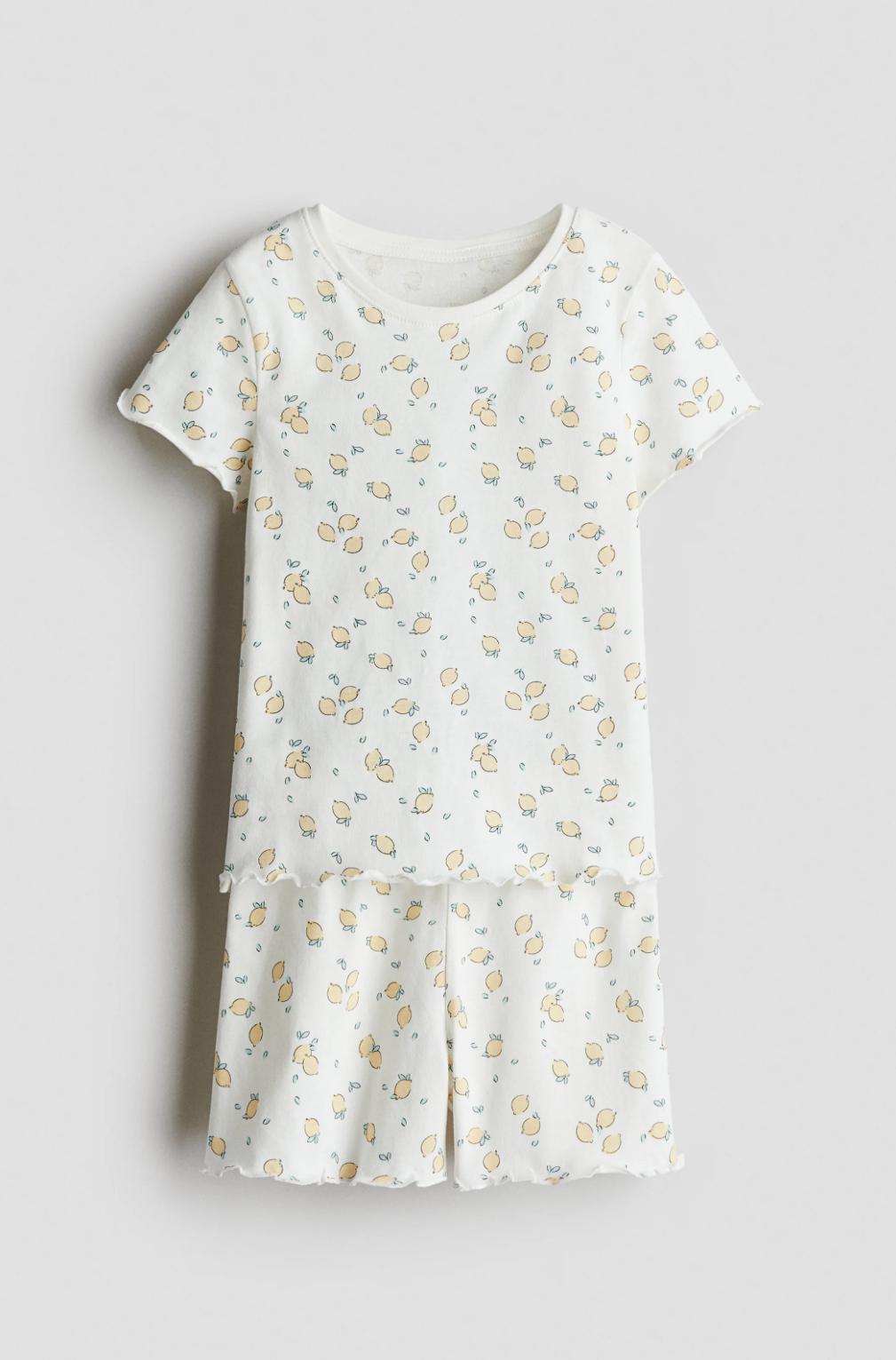 Пижама для девочки H&M 110-116 см Белый (0135)