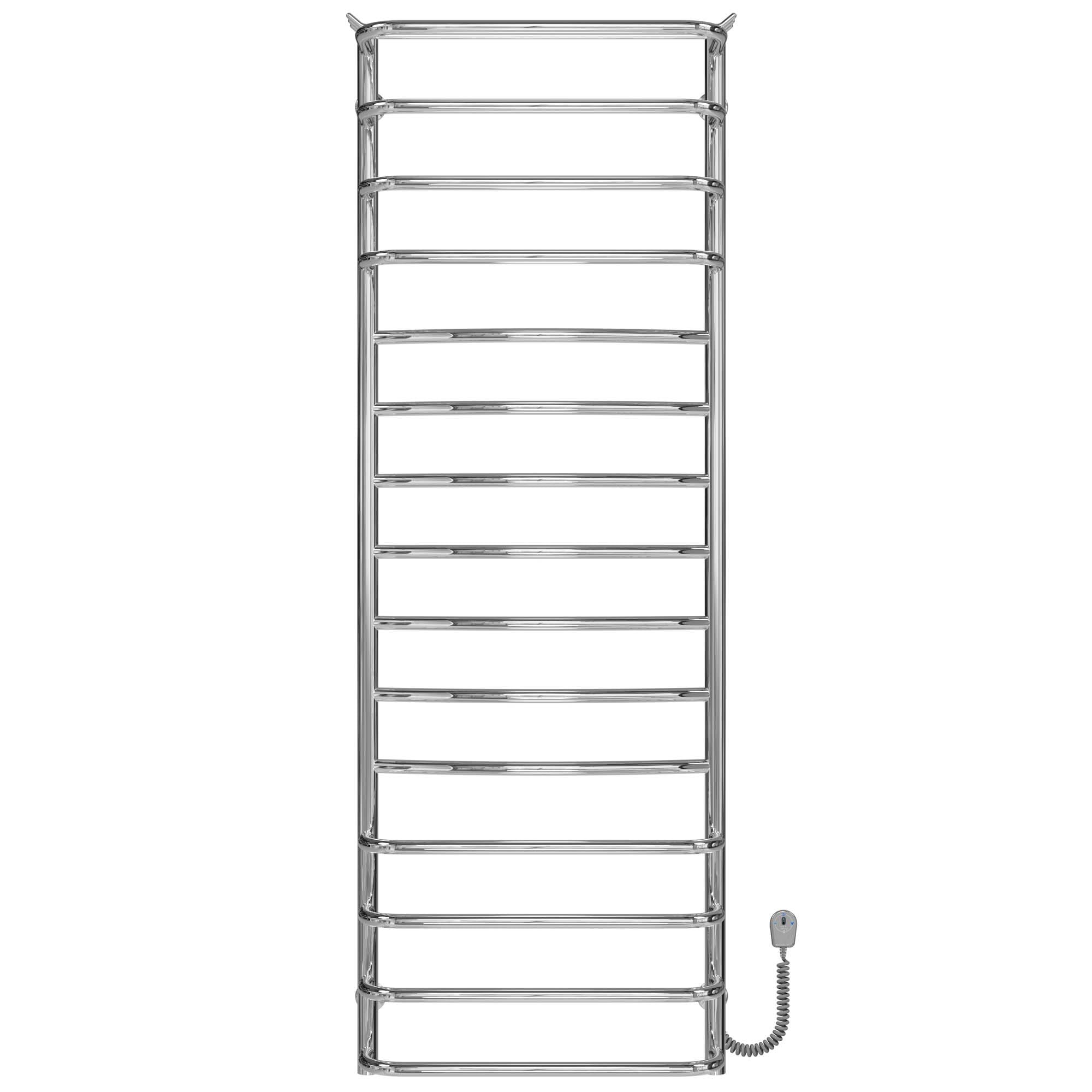 Полотенцесушитель электрический Deffi Юность П15 EF16 правое подключение нержавеющая сталь 500х1500 мм Хром (C.YU.150.50.15.ECR5)