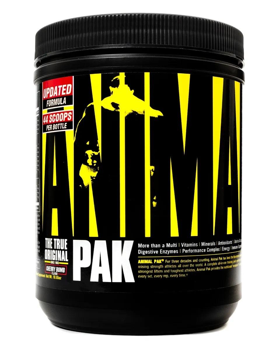 Витаминно-минеральный комплекс для спорта Universal Nutrition Animal Pak Powder 300 г 22 порции Cherry Bomb Витаминно-минеральный комплекс для спорта Universal Nutrition Animal Pak Powder 300 г 22 порции Cherry Bomb