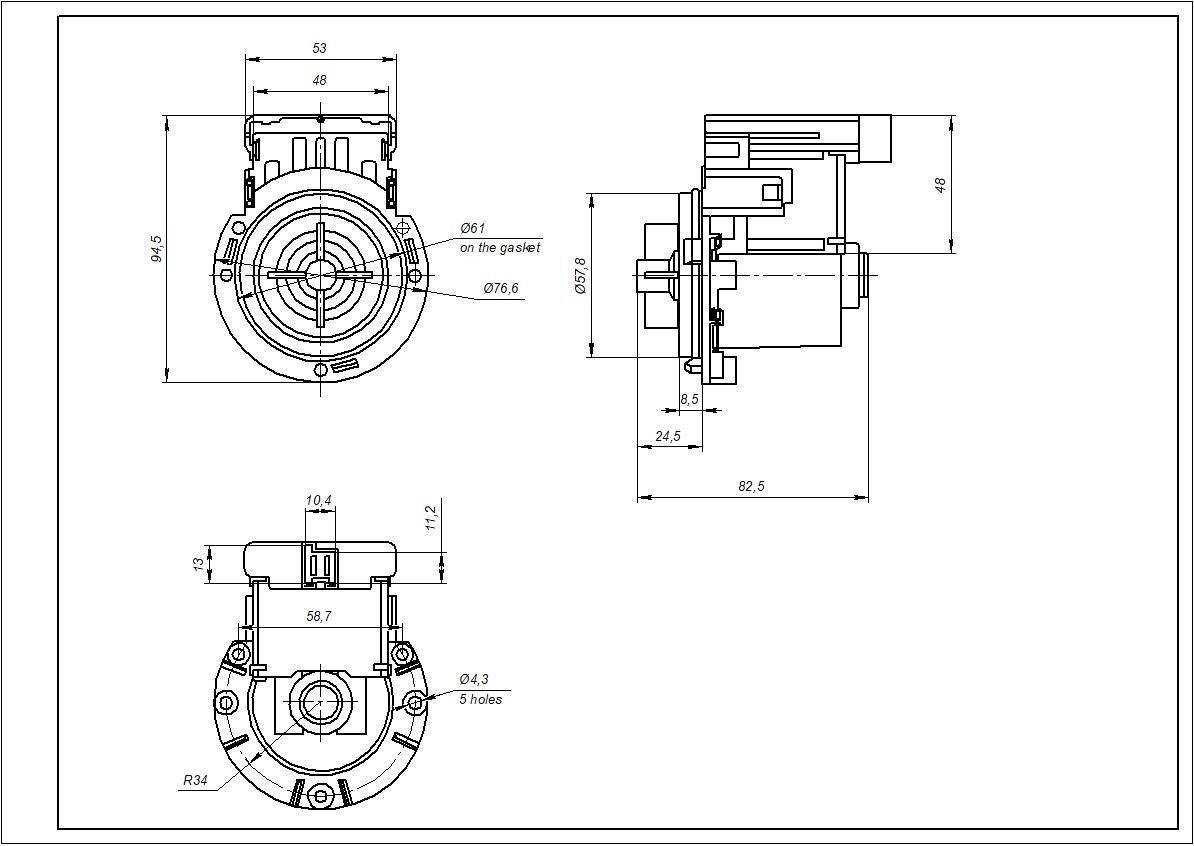Насос для стиральной машины Indesit C00283277 LEILI BPX2-285L 35W (00000004269) - фото 2 Насос для стиральной машины Indesit C00283277 LEILI BPX2-285L 35W (00000004269) - фото 2