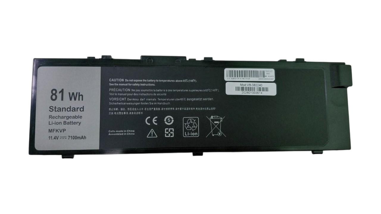 Аккумулятор для ноутбука Dell 0FNY7 Precision 15 7520 11,4V 7100 mAh OEM Black (082240)