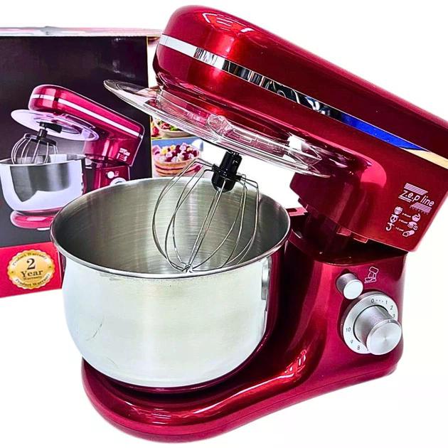 Тестомес ZepLine ZP-9832 с насадками 3500 Вт 5 л Красный - фото 9 Тестомес ZepLine ZP-9832 с насадками 3500 Вт 5 л Красный - фото 9