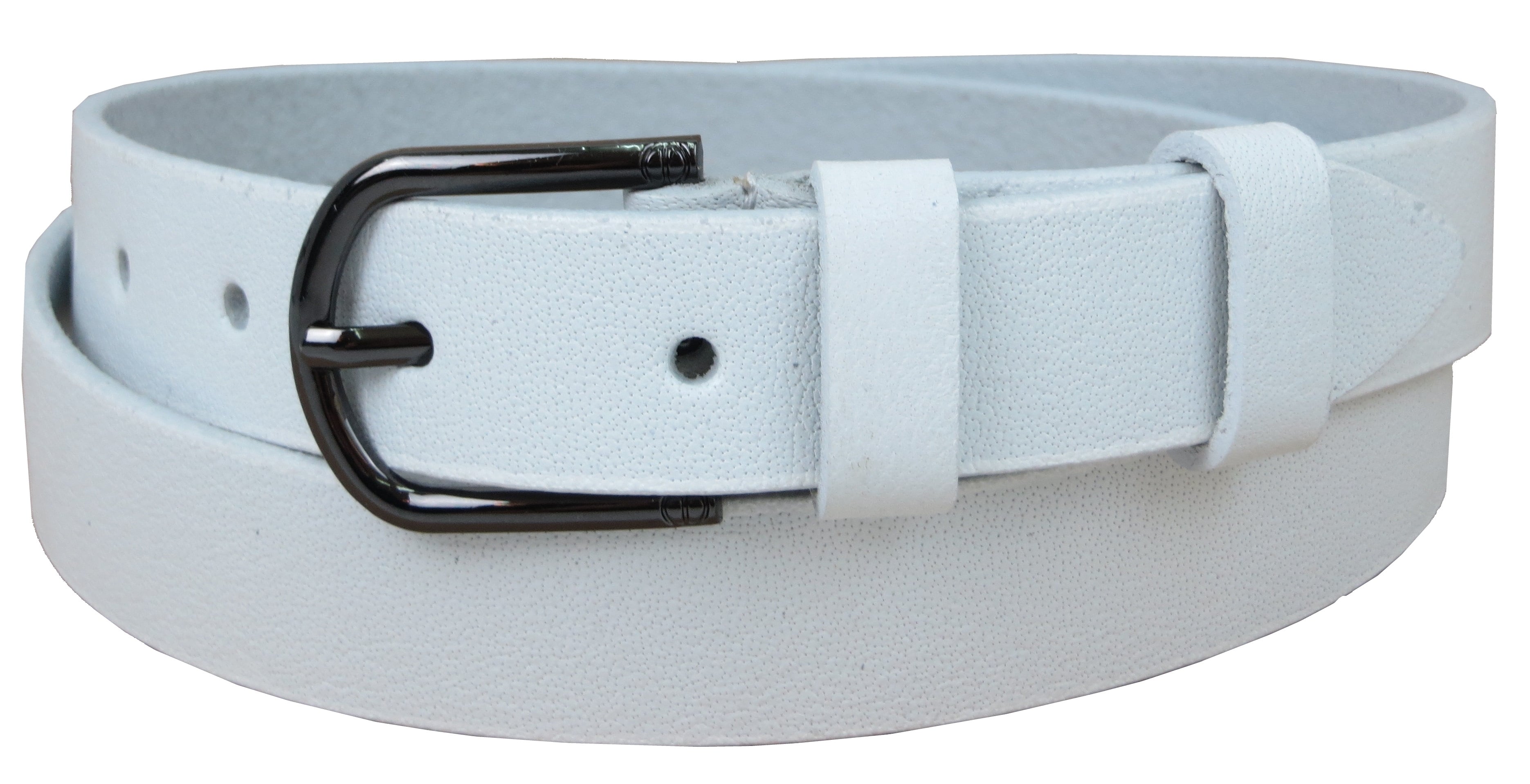 Ремень женский Skipper кожаный Белый (1358-30)
