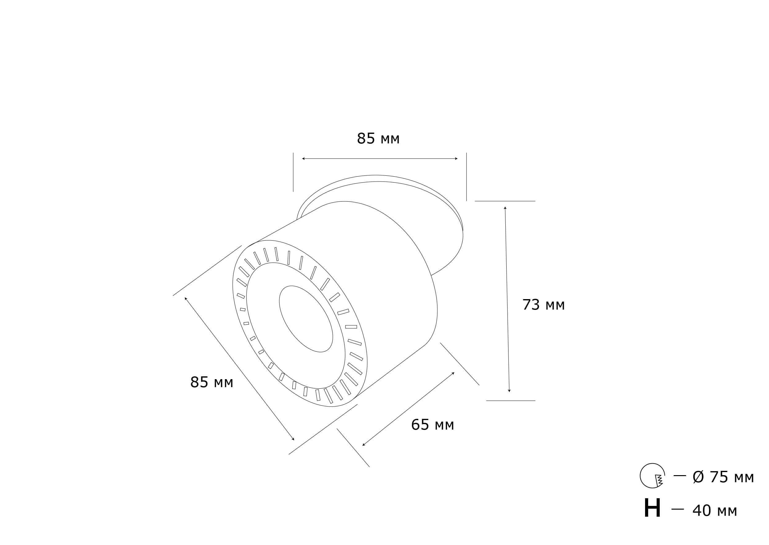 Светильник MJ-Light SL7529 12W WH+BK 3000K встроенный поворотный (9420996) - фото 3 Светильник MJ-Light SL7529 12W WH+BK 3000K встроенный поворотный (9420996) - фото 3