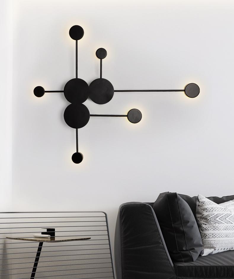 Бра настенные MOLECULAR WALL (051206/6 bk)