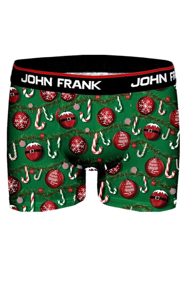 Трусы боксеры John Frank р. 52/XL Зеленый (71844)