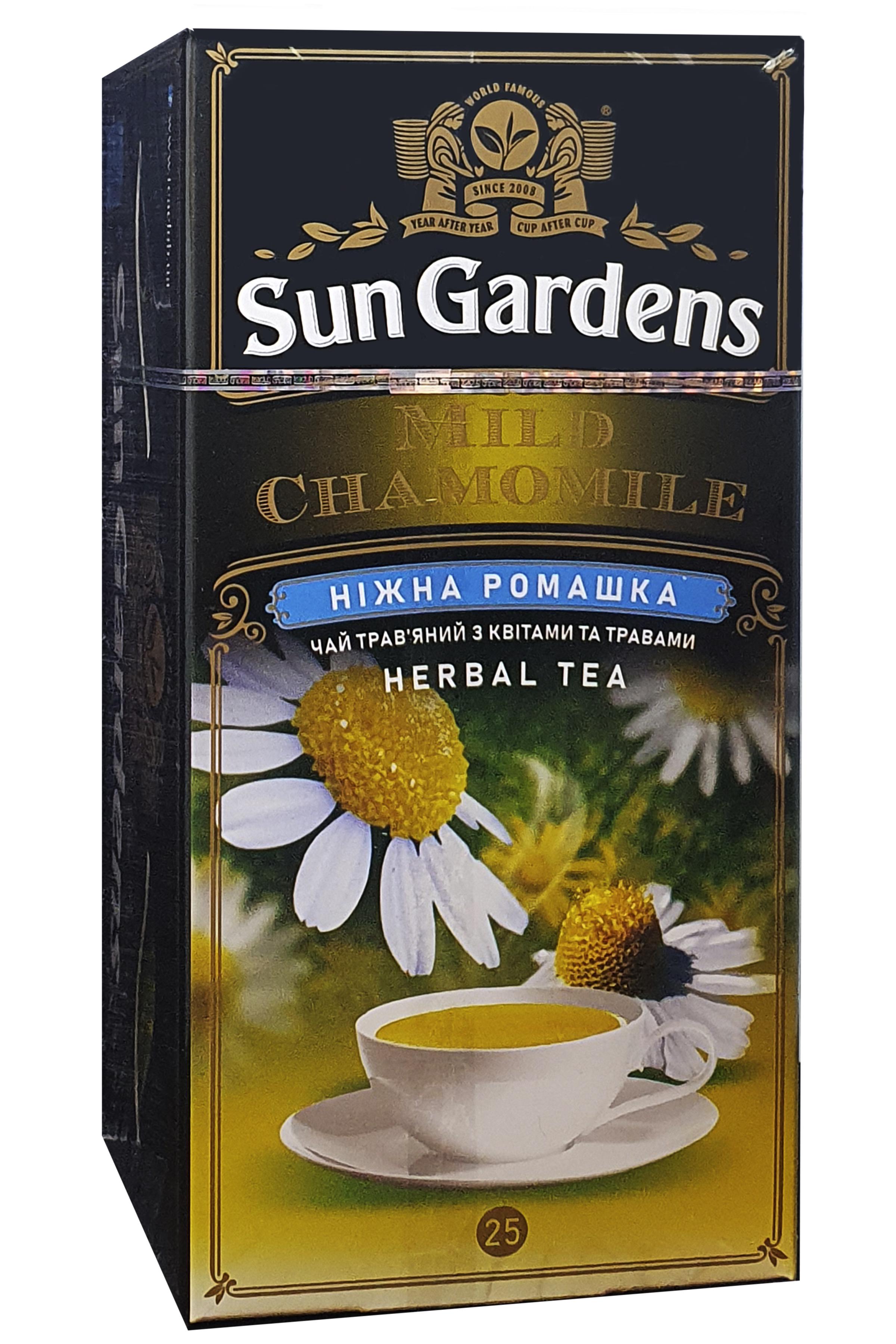 Чай Sun Gardens травяной Mild Chamomile 25 пакетиков (58384)