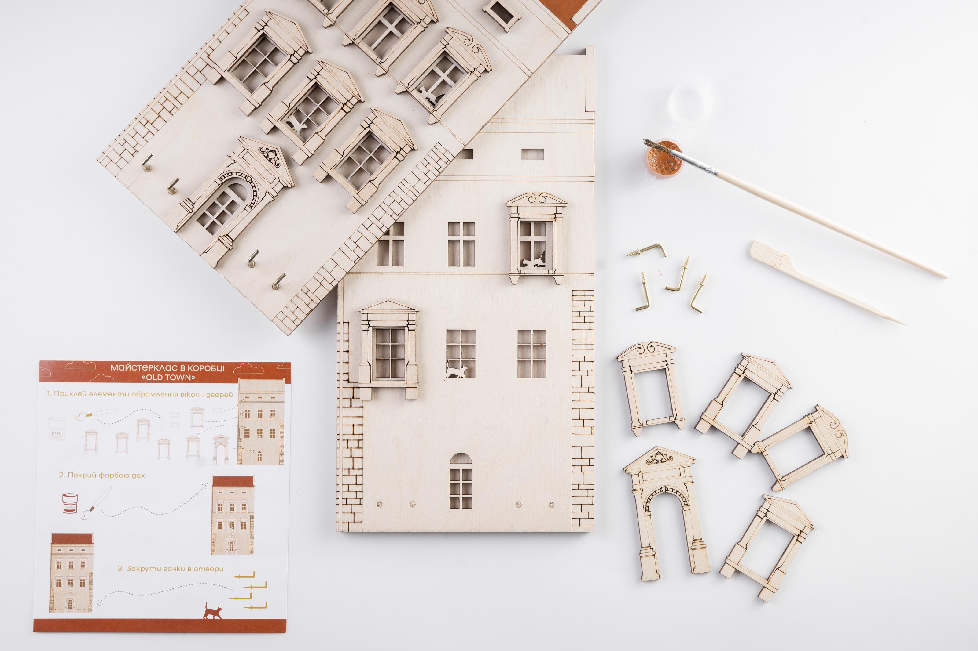 Набір для творчості Ключниця Old Town (DIY052022) - фото 7 Набір для творчості Ключниця Old Town (DIY052022) - фото 7