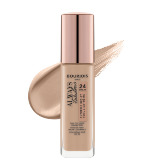 Тональна основа для обличчя Bourjois Always Fabulous 24H Extreme Resist SPF 20- 100 Rose ivory 30 мл (2637982542)