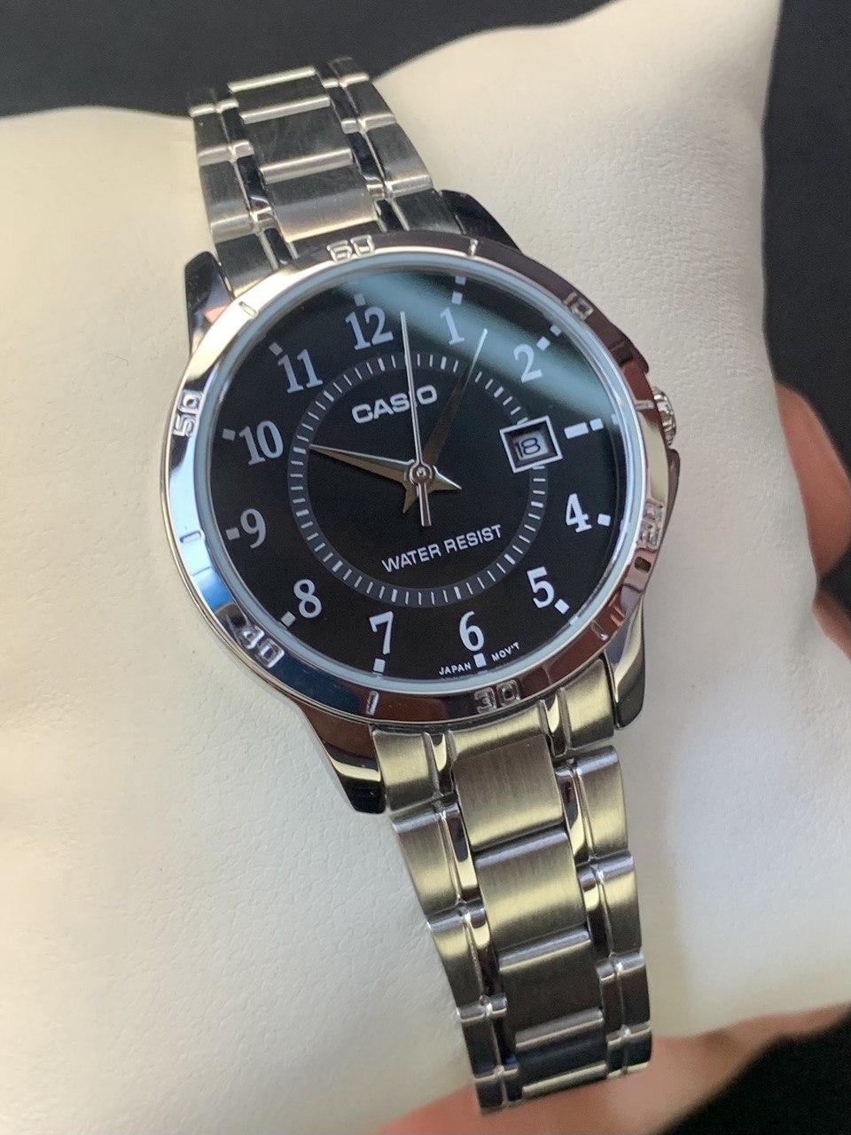 Наручные часы женские Casio LTP-V004D-1B Lady Timeless Collection Черный (2895586035)