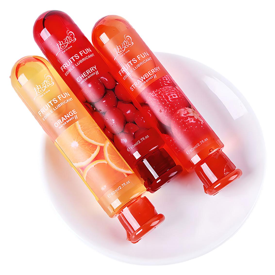 Смазка на водной основе Oral Lubricant для орального и влагалищного секса 80 мл (cherry_RH09NR) - фото 4