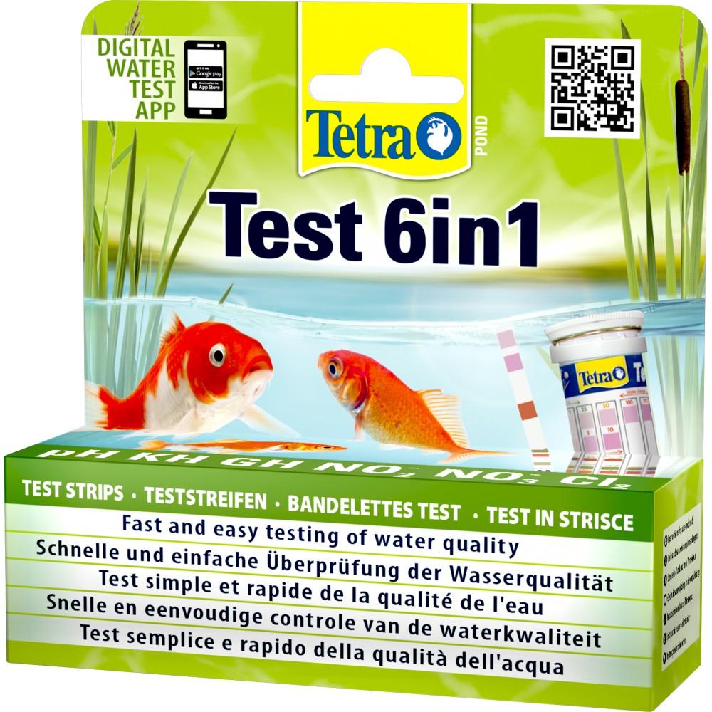 Набір тестів для визначення показників якості води Tetra Pond Test Set 6 in1 25 шт. (192713)