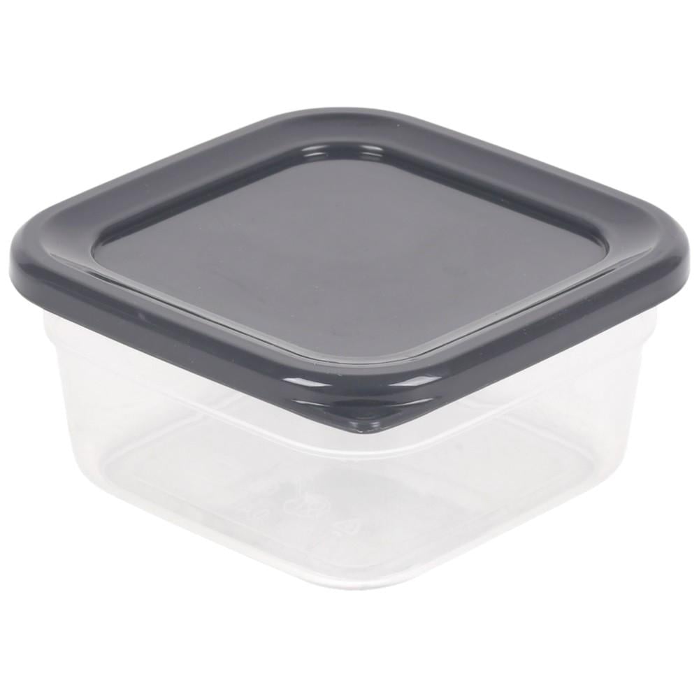Контейнер пищевой с крышкой Прайм PB 888 пищевой 11х11х5, 5 см Прозрачный с серым (PB 888)