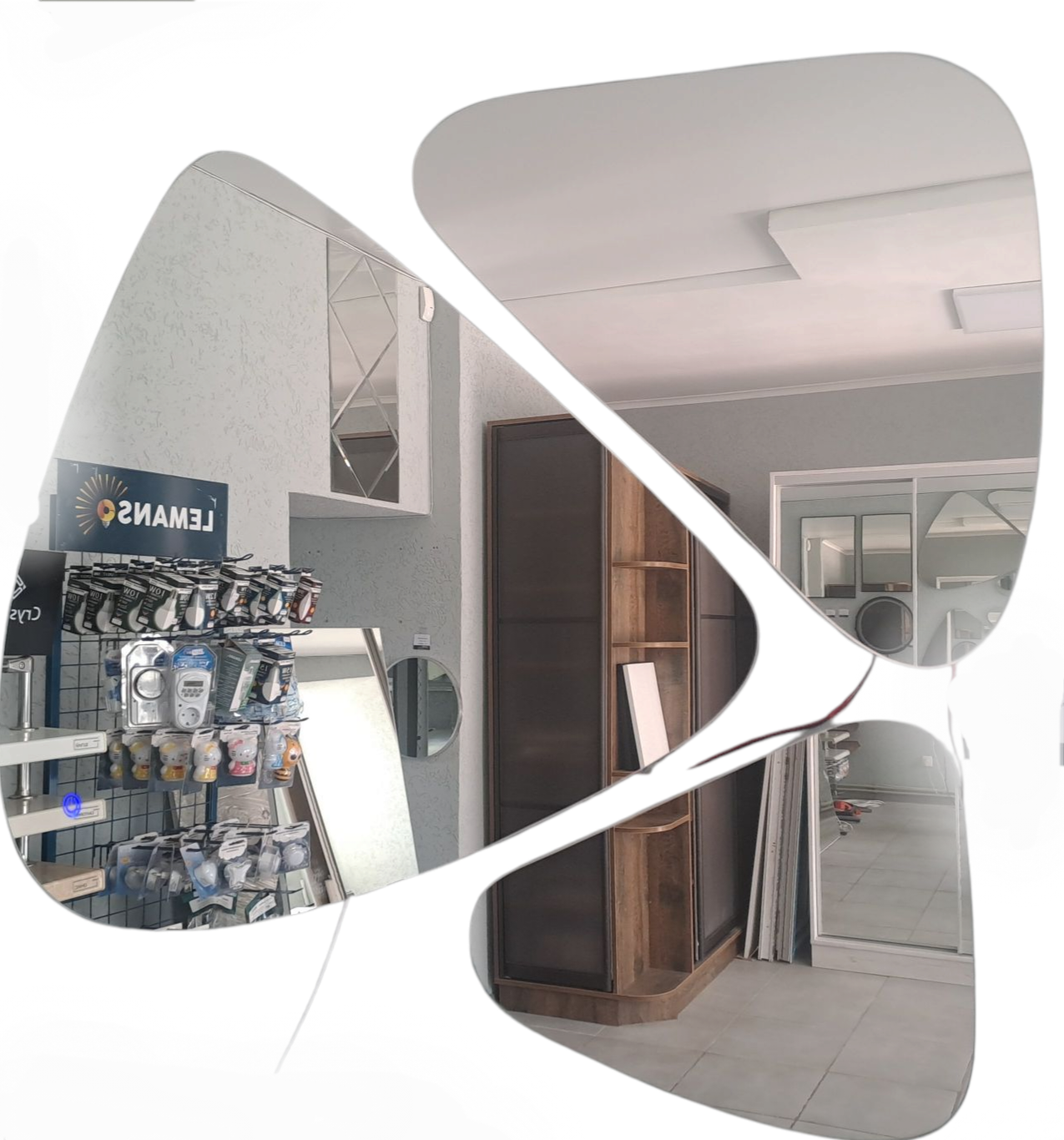 Набір з дзеркал з підсвіткою (25416910)